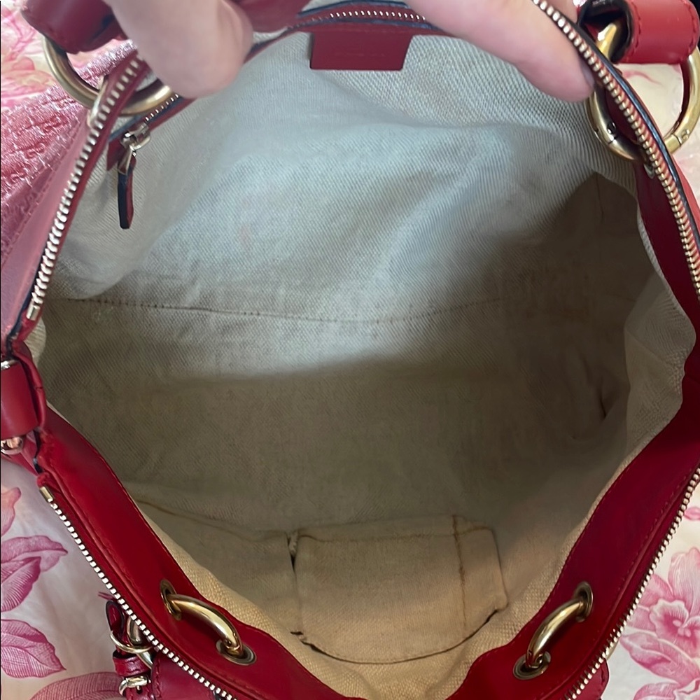 Gucci Valentine Edition Leather Guccisima Satchel - Picture 14 of 16